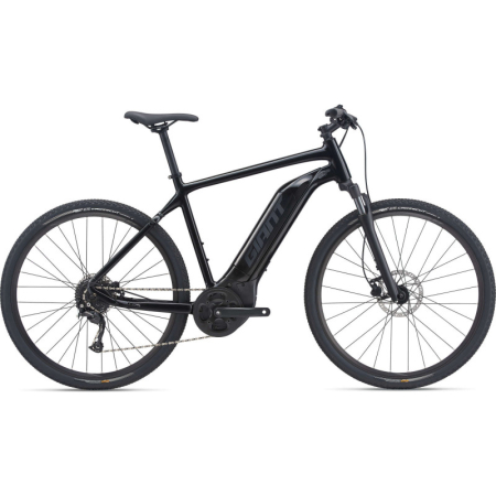 rower elektryczny crossowy giant roam e+ czarny rowex